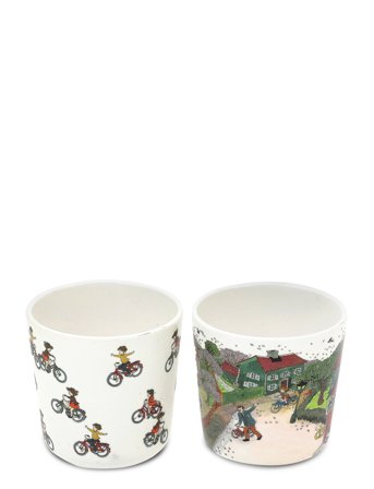 Lotta On Troublemaker Street, Mugs, 2-Pcs Patterned Rätt Start