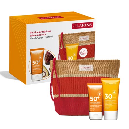 Clarins Routine protezione solare anti-età - Cofanetto Solare