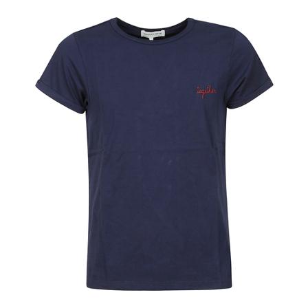 Maison Labiche, Tee-Shirt Poitou Together Blauw, Heren, Maat:S