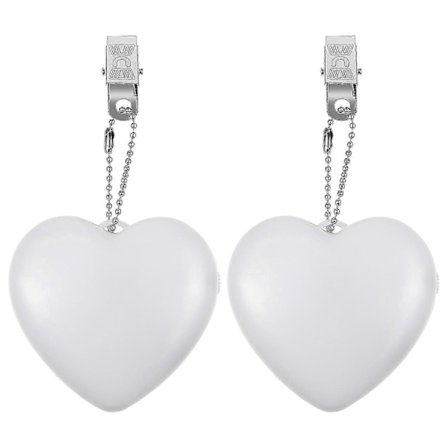 2 stk. berøringssensor håndveske lys, liten bærbar lampe, hjerteformet batteridrevet lampe, veskelys g2