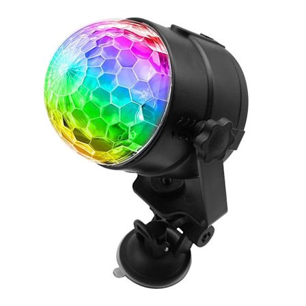 Happy Birthday Disco Party Dekorationer Lys, USB LED Mini Disco