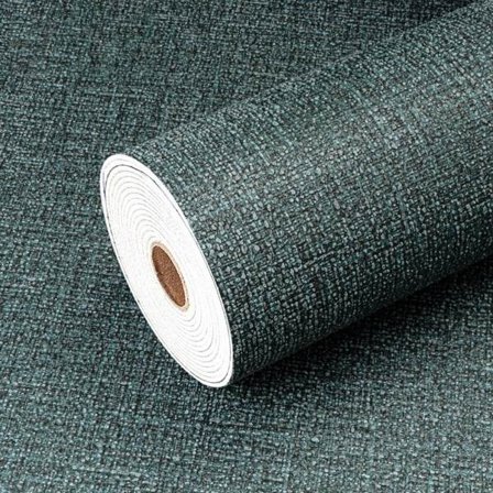 IC Tekstuuripintainen tapetti 50x280cm Itsekiinnittyvä tapetti seinille tummansininen