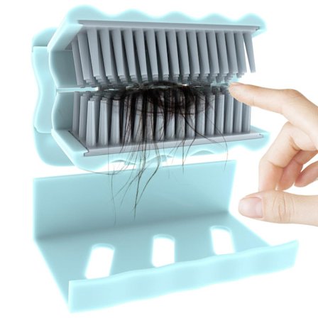 Hårfanger, gjenbrukbar hårkollektor for dusjvegg, hårkollektor for avløpsbeskyttelse, silikon hårfanger for badekar og dusjavløp