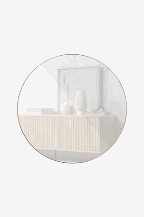 WOOOD - Spejl Doutzen Ø 115cm - Guld - Små spejle - Fra Homeroom