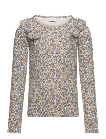 Alexia - T-Shirt T-shirts Long-sleeved T-shirts Blå Hust & Claire*Betinget Tilbud