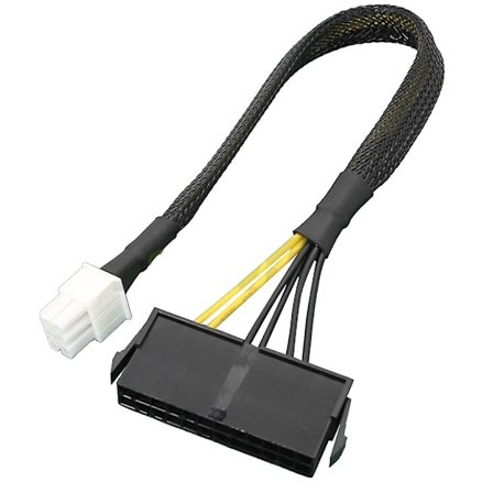ATX PSU 24-pin til hovedkort 6-pin for Acer 6-pin hovedkort strømkabel (FMY) 30cm A