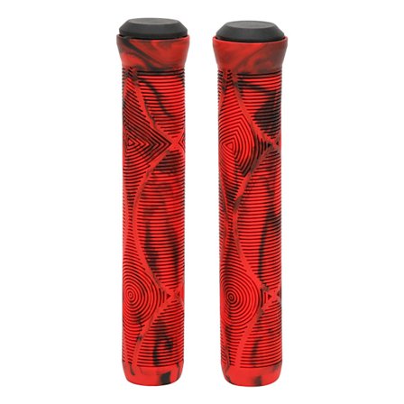 Cykelstyrehandtag Gummi lätta, halkfria cykelhandtag för mountainbike (röd)