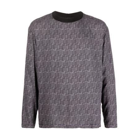 Emporio Armani Round-neck Knitwear , Zwart , Heren , Maat: XL Truien & Vesten