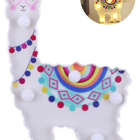 Nattlys for hagen Alpaca Lama LED-lampe lys dekorative KLB