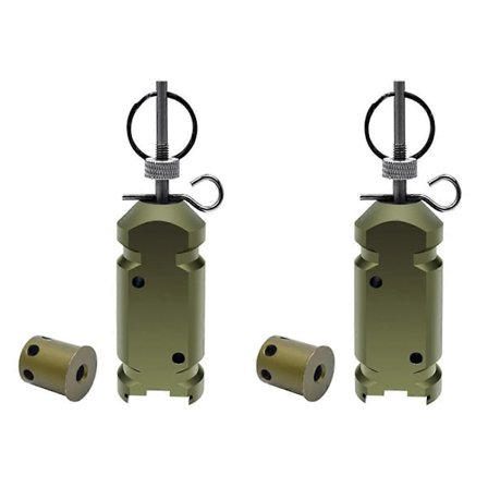 2X Perimeter Trip Wire Alarm Device 12 Gauge Tillbehör med 22 Alternativ Tidig Varningssäkerhetssystem