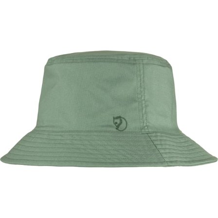 Fjällräven Men's Reversible Bucket Hat in Patina Green/Dark Navy | Size: Small/Medium, G-1000