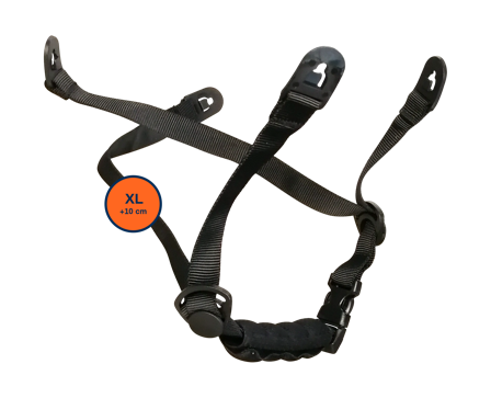 Guardio 1001664 Hakrem svart, XL +10cm, Huvudskydd