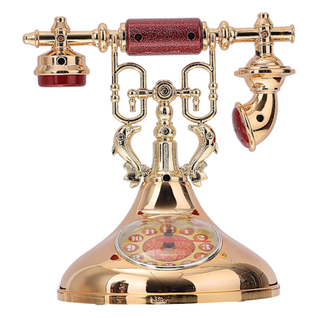 Vintage Telefon Klokke Dekorativ Bordklokke Dekorativ Borddekorasjon