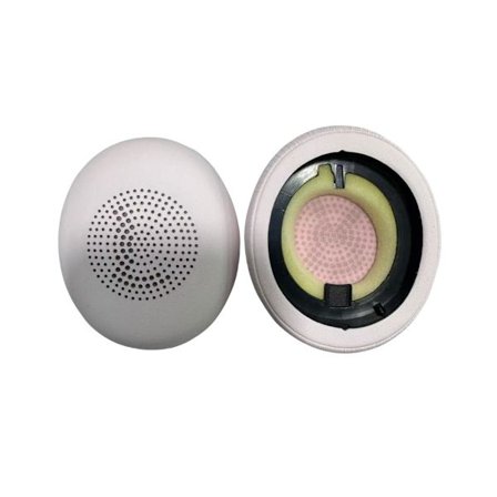 Udskiftning af ørepuder Kompatibel med Jabra Evolve2 65/Elite 45h, proteinlæder, pink, 2 stk.