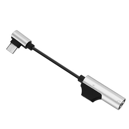 USB C DAC Adapter 2 i 1 Type C til 3.5 øretelefonadapter o Type-c