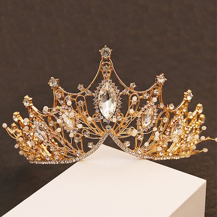 Crown Girls Bröllop Håraccessoarer Gems Bridal Tiara Bride