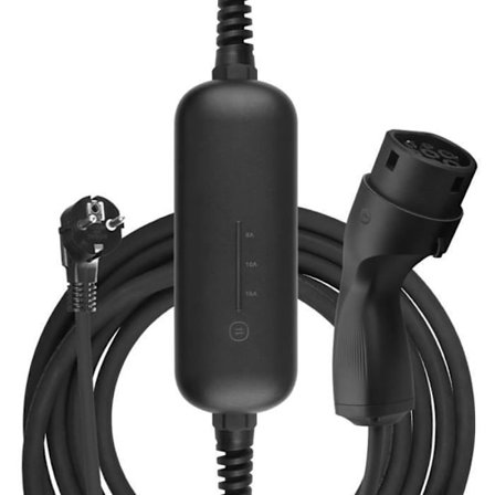 Morec 8/10/16A 3,6KW bærbar EV-oplader 6m Schuko-stik til Type 2 elektrisk køretøj