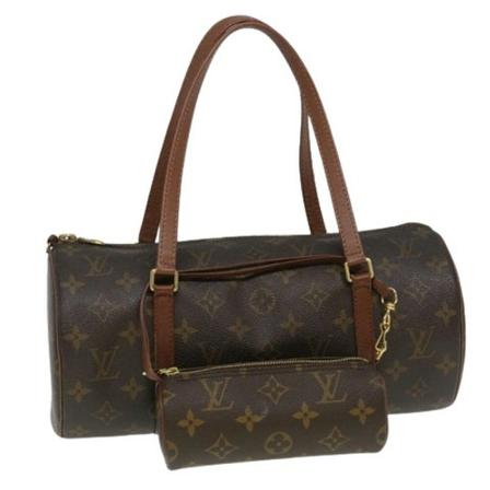 Louis Vuitton Vintage, Pre-Owned Canvas Soufflot Bruin, Dames, Maat:ONE Size,leer