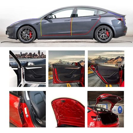 Tesla Model Y Door Tiivistesarja Kuminauhat 8 kpl