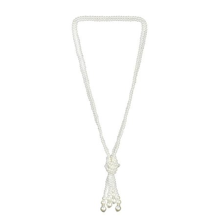 Långt pärlhalsband Ett smakfullt smyckeshalsband tillverkat av Acsergery 124,5 cm och 149,9 cm smak