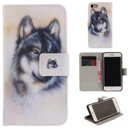 Plånboksfodral Apple iPhone 7 – Varg