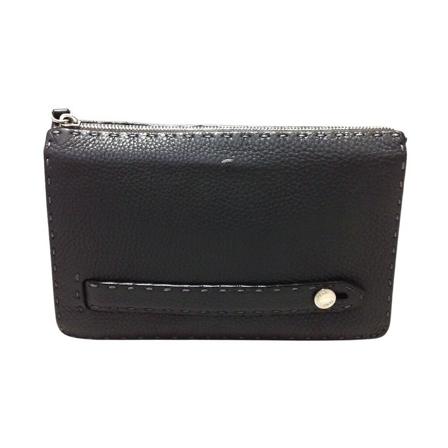Fendi Vintage Pre-owned Clutches Sort, Herre Vintage Tasker, Størrelse: ONE Size
