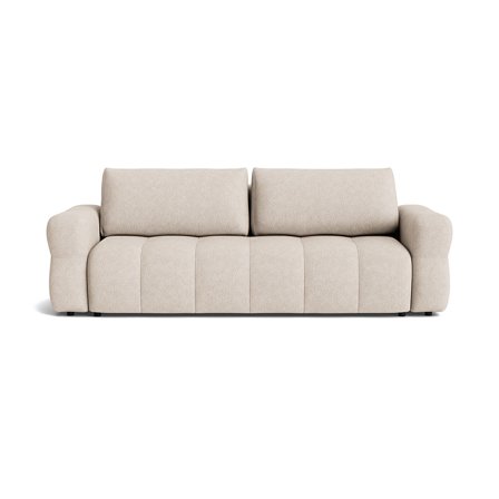 Taranto 3 personers sovesofa, opbevaring - Aragon Beige - 248x105x90 - Sofa, sovesofa