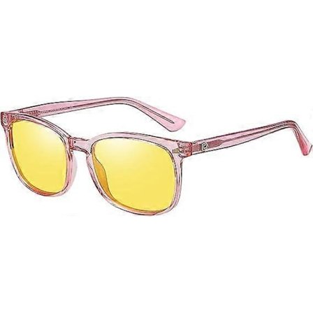 Mörkerkörningsglasögon Damer Herrar Gula Polariserade Linser Anti-Bländning UV-Skyddande Glasögon-Xin