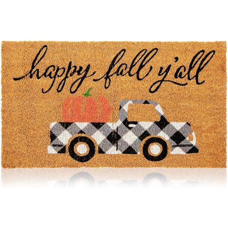 Dørmåtte til Thanksgiving, Velkomst dørmåtte i kokosfiber til efteråret