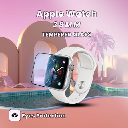 Apple Watch 38mm -härdat Glas 9h – Super Kvalitet 3d Skärmskydd