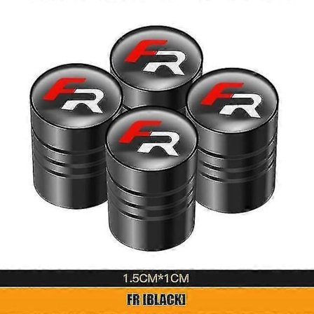 4 stk. aluminiums ventilhætter til bil dæk hjul til Seat Leon Cupra Ibiza Altea Exeo Formula Sportcoupe Alhambra Tarraco Shry