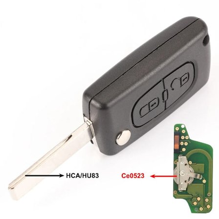 Fjernbetjent bilnøgle Bilnøgle ASK HCA CE0523 ASK HCA CE0523
