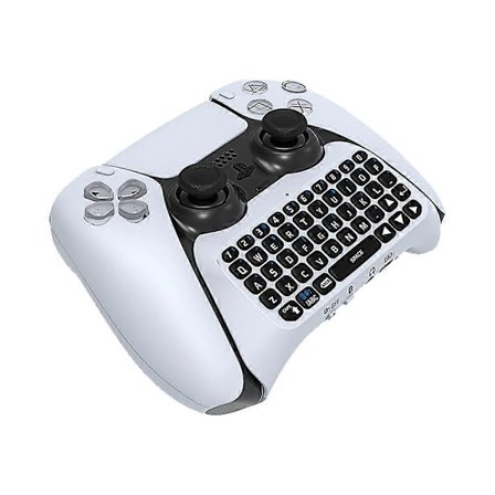 3,5 mm Trådlöst tangentbord Bluetooth-kompatibelt 3.0-styrenhet Chat Pad för Sony Playstation 5 Spelkontroll Mount Mini Tangentbord