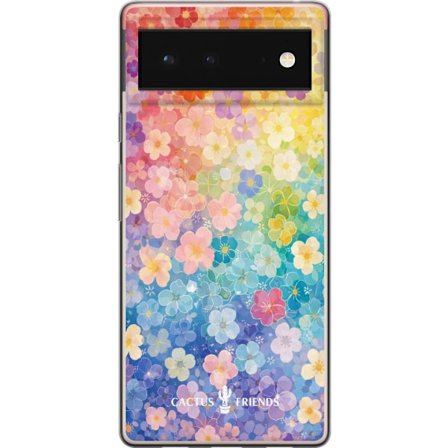 Yhteensopiva Puhelinkuori Google Google Pixel 6 Cactus and Friends – RainbowBloom