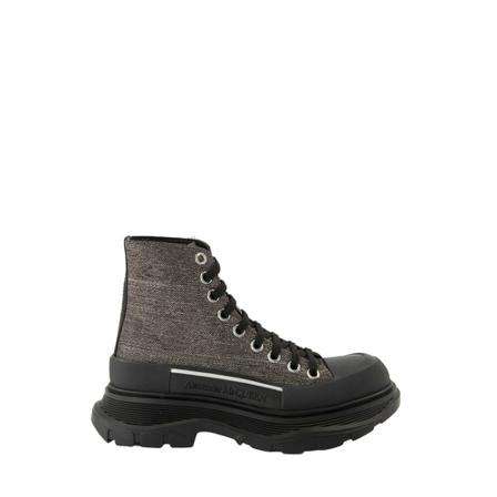 Alexander McQueen, Winter Boots Szary, Mężczyzna, Rozmiar: 36 EU