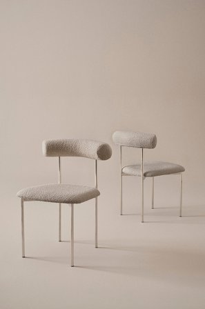 Jotex - Stol 2-pk Muldvarpbrun - CATALINA - Kjøp Spisestoler & kjøkkenstoler hos Jotex