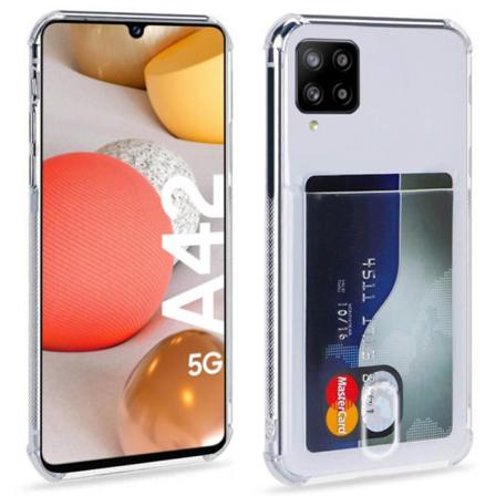 Silikon Skal Med Kortplats Samsung Galaxy A42
