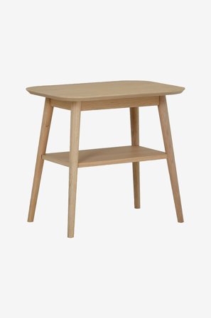 Nordic Furniture Group - Sidobord med hylla Kalmar - Vit - Avlastningsbord & sidobord - Från Homeroom