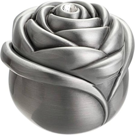 Roseformet vintage smykkeskrin - Liten oppbevaringsboks for pyntegjenstander