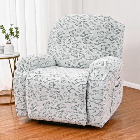 Soffa Geometriskt Print Liggstol Soffa Slipcover Kuddfodral