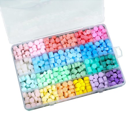 Forseglingsvoksperler, Forseglingsvoks til voksforsegling, til kort,