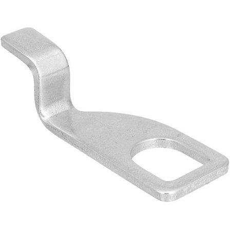 Bracket Ventilert Rustfritt Stål Bilutvidelsestilbehør Camping Ventilasjon Bakluke Henger Låsbrakett (sølv) (1 stk)