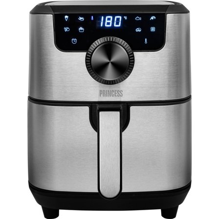 Princess Digital Deluxe airfryer 4,5 liter - Stål og sort | KitchenOne