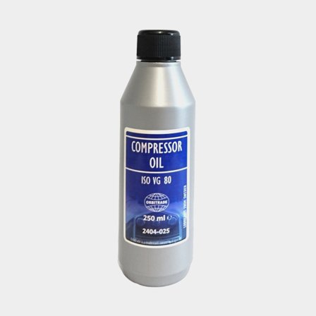 Kompressorolja ISO VG 80, flaska 250 ml