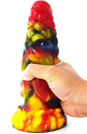 Dildo Pythor Multicolour 23 cm Dragon dildo - Blushme.se