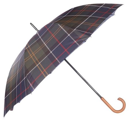 Barbour Full Length Umbrella Mixed Tartan - Sommerfavoritter Fra Barbour