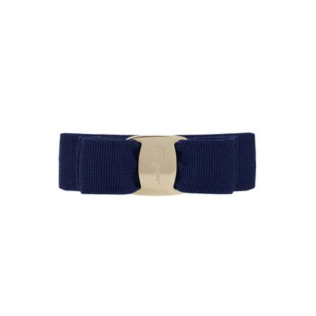 Salvatore Ferragamo Bow hair clip , Blauw , Dames , Maat: ONE Size Haaraccessoires