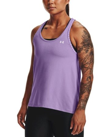 Under Armour Knockout Tank Wmn Octane/Electric Tangerine/White