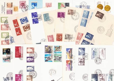 Sverige - Dubletpakke med FDC og kuverter