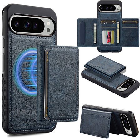 LC.IMEEKE Google Pixel 10/10 Pro/9/9 Pro Skal Avtagbart Kortfack